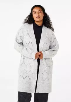 Кардиган LANGARM Zizzi, светло-серый