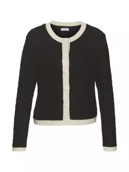 Кардиган LASCANA, цвет schwarz-creme