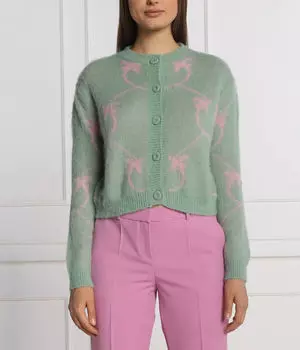 Кардиган лавандовый 2 Cropped fit Pinko, голубой