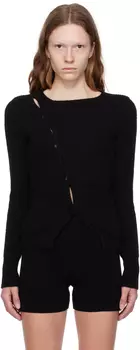 Кардиган Le Chouchou 'La Maille Pau' JACQUEMUS, черный