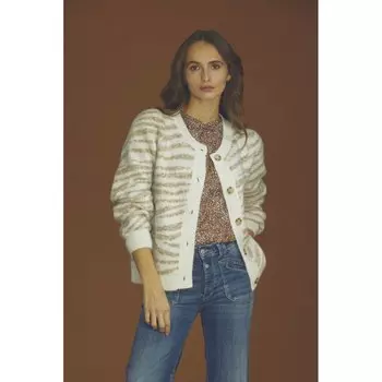 Кардиган Le Temps Des Cerises Karel, коричневый