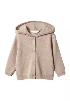 Кардиган LEEDS Mango Kids, цвет mittelbraun