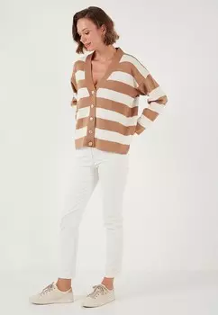 Кардиган LELA, коричневый