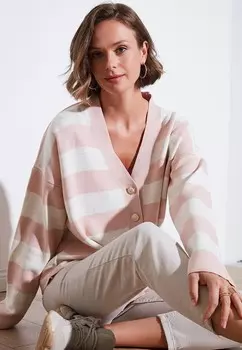 Кардиган LELA, светло-розовый