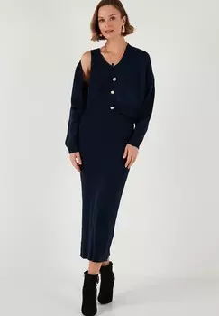 Кардиган LELA, темно-синий