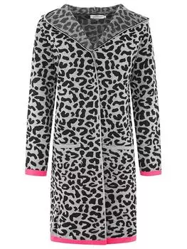 Кардиган Leo Zwillingsherz, цвет grau/pink/schwarz