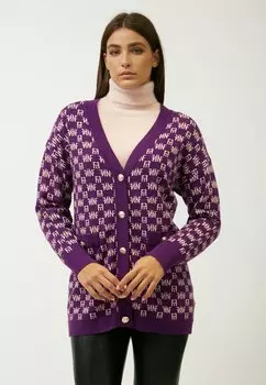 Кардиган LOGO INFLUENCER, фиолетовый