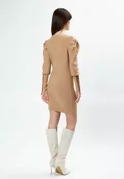 Кардиган LOGO SLEEVED INFLUENCER, бежевый