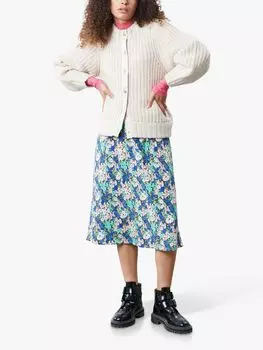 Кардиган Lollys Laundry Jamie в стиле пэчворк, цвет экрю