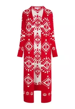 Кардиган LONG LOMASI IZIA, красный