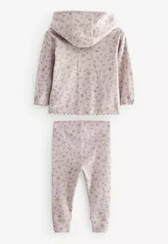 Кардиган LONG SLEEVE BUTTON-UP AND SET Next, розовый