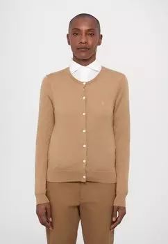 Кардиган LONG SLEEVE CARDIGAN Polo Ralph Lauren, коричневый
