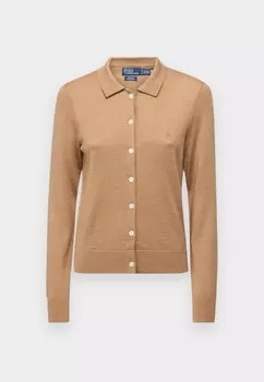 Кардиган LONG SLEEVED CARDIGAN Ralph Lauren, коричневый