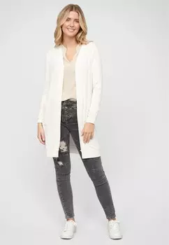 Кардиган LONGFORM MIT 2 SEITL. TASCHEN Cloud 5ive, белый