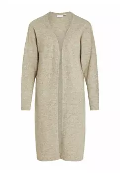 Кардиган LONGLINE VILA, бежевый