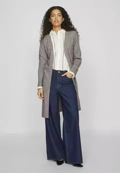 Кардиган LONGLINE VILA, темно-серый