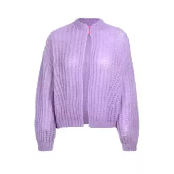 Кардиган любимой детали "АзраЛ", с узором "дыры" Lieblingsstck, фиолетовый