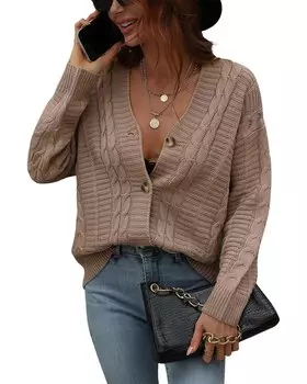 Кардиган Luna Tuccini, коричневый