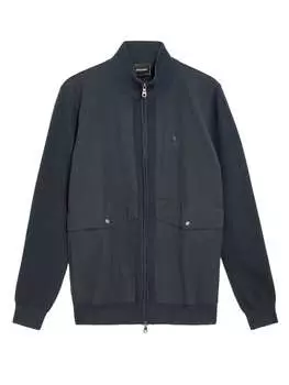 Кардиган Lyle & Scott, темно-синий