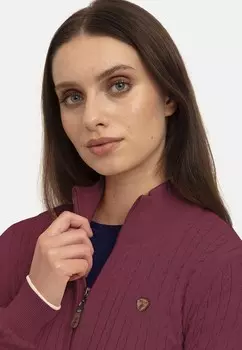 Кардиган MADISON HAIR BRAID PATTERN Jacey Quinn, Бордо