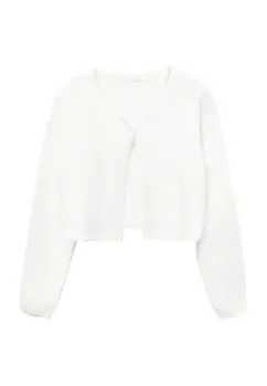 Кардиган MAIA Mango Kids, цвет cremewei