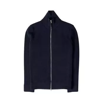 Кардиган Maison Margiela Zip Cardigan, синий