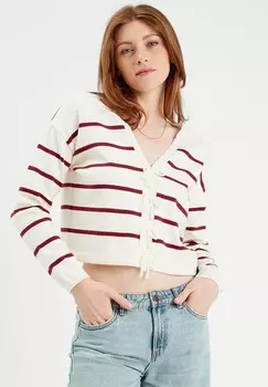 Кардиган MANCHES LONGUES NOEUDS Cache Cache, темно-красный