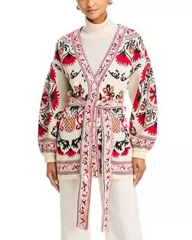 Кардиган «Мандала из кешью» — 100% эксклюзив FARM Rio, мультиколор