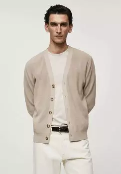 Кардиган Mango, цвет light pastel grey