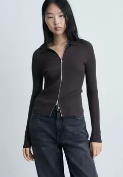 Кардиган Mango, темно-серый