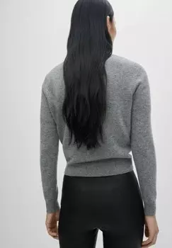 Кардиган MANUEL Mango, цвет Mottled Grey