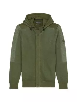 Кардиган Marc O'Polo Kapuzen-Strickjacke regular, цвет green goose