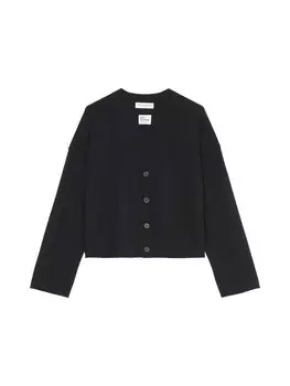 Кардиган Marc O'Polo Kaschmir-Cardigan oversize cropped, цвет deep night blue