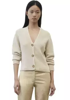 Кардиган Marc O'Polo, короткий, прямой крой, цвет Sand Meliert