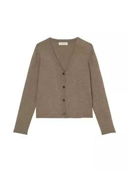 Кардиган Marc O'Polo slim, цвет shaded brown melange