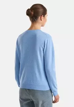 Кардиган MARL CREW NECK United Colors of Benetton, синий