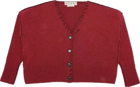 Кардиган Marni Cardigan 'Burgundy', красный