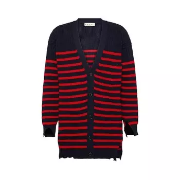 Кардиган Marni Striped Cardigan Blumarine, разноцветный