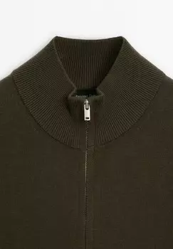 Кардиган Massimo Dutti, хаки