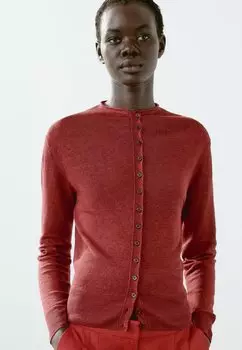Кардиган Massimo Dutti, красный
