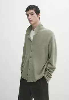 Кардиган Massimo Dutti, светло-зеленый