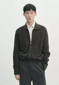 Кардиган Massimo Dutti, темно-серый