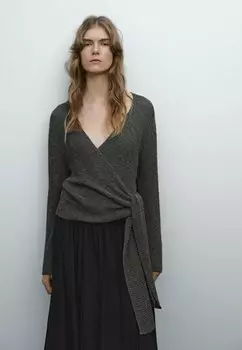 Кардиган Massimo Dutti, темно-серый