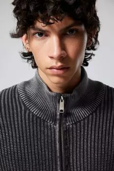 Кардиган mattias стандартного кроя H&M, черный