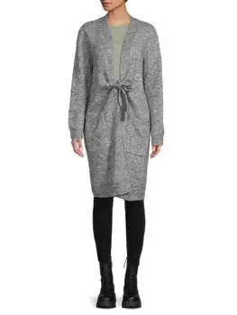 Кардиган Max Studio дастер, серый