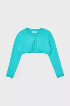 Кардиган Mayoral детский, бирюзовый