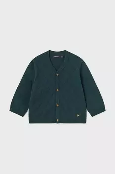 Кардиган Mayoral для новорожденных из смесовой шерсти, бирюзовый