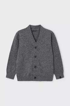 Кардиган Mayoral с добавлением хлопка для детей, серый