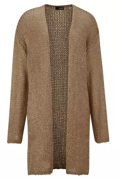 Кардиган MIAMODA Knit Cardigan, коричневый