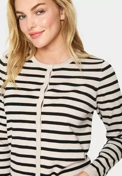 Кардиган MILA STRIPED Saint Tropez, бежевый